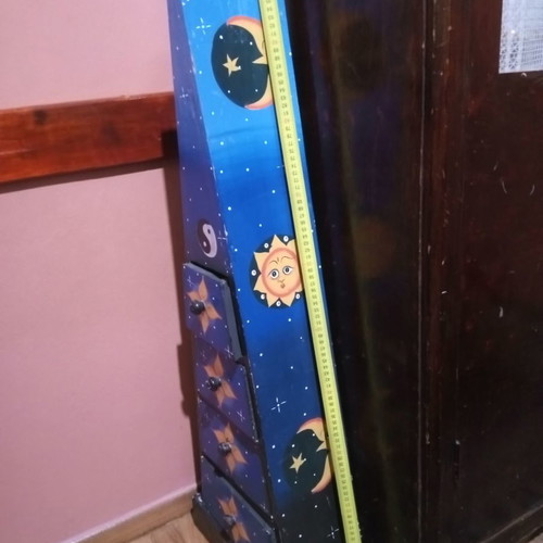 Handmade small furniture used, hand-painted