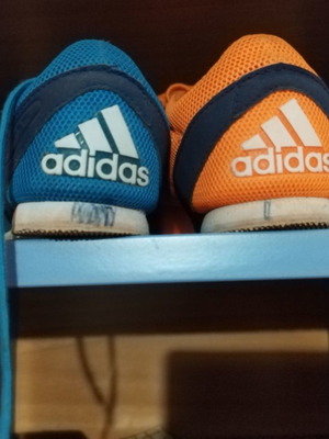 Adidas athletic shoes for track used, size 41