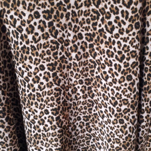 Maxi dress new, tiger print with thin straps, polyester