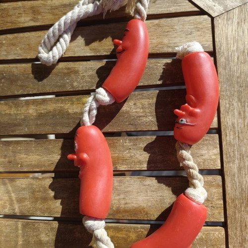 Dog toys used, assorted set