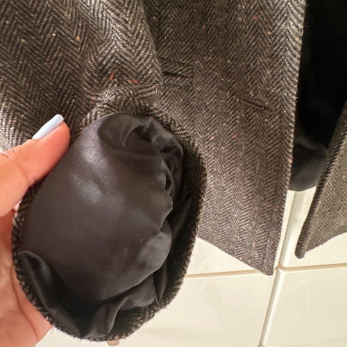 Winter women's jacket size 48 used, brown with speckles