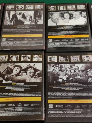 DVD with Greek movies Thanasis Veggos new, pack of 8