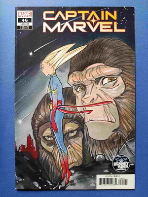 Captain Marvel Vol 10 #46 Variant Cover Used