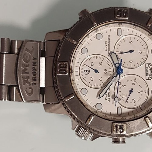 Camel men's quartz chronograph watch Divers 100m, 40mm