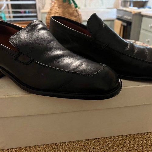 Giammario men's shoes scarpinia/moccasins used, size 45, black
