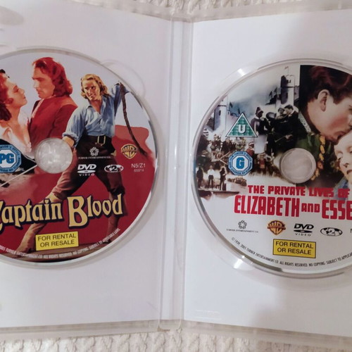 Errol Flynn Collection DVD like new, adventure and historical