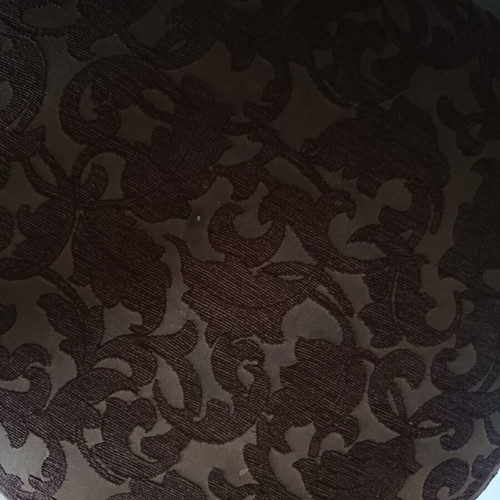 Handmade round stool pouf, height 38cm, diameter 48cm