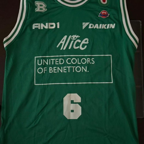 Nikos Zisis Benetton Treviso Signed Jersey 2005-06 Season Authentic New