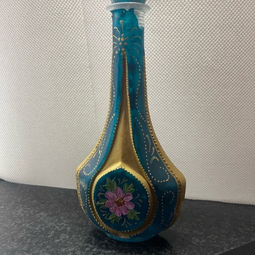 Painted small bottle used