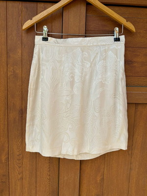 Fabienne Chapot skirt size S like new, beige viscose