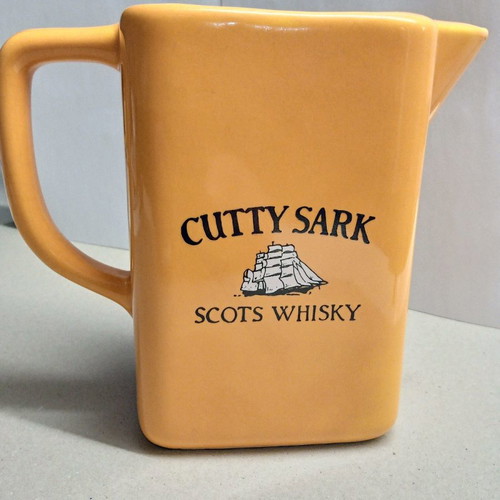 Cutty Sark Scots Whisky clay jug used