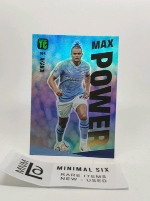 Akanji Max Power collectible card like new Panini Top Class