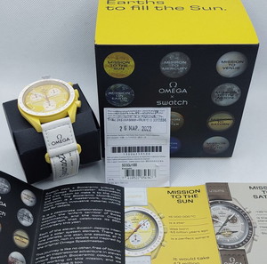 Αυθεντικό Συλλεκτικό Ρολόι Swatch x Omega MoonSwatch - Mission to the Sun