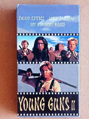 Young Guns 2 movie videocassette adventure action