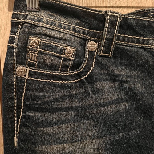 Miss Me women's jeans used, ankle length, blue, size S