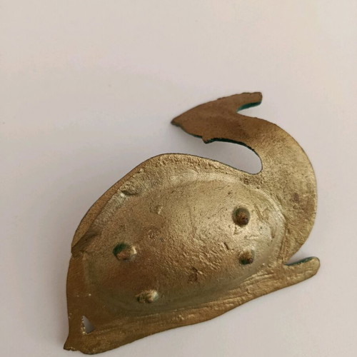 Vintage brass camel ashtray with Jerusalem inscription like new