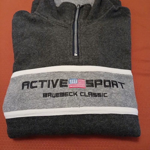 Bruebeck sweatshirt like new, black and gray, size M