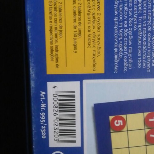 Noris Sudoku board game used