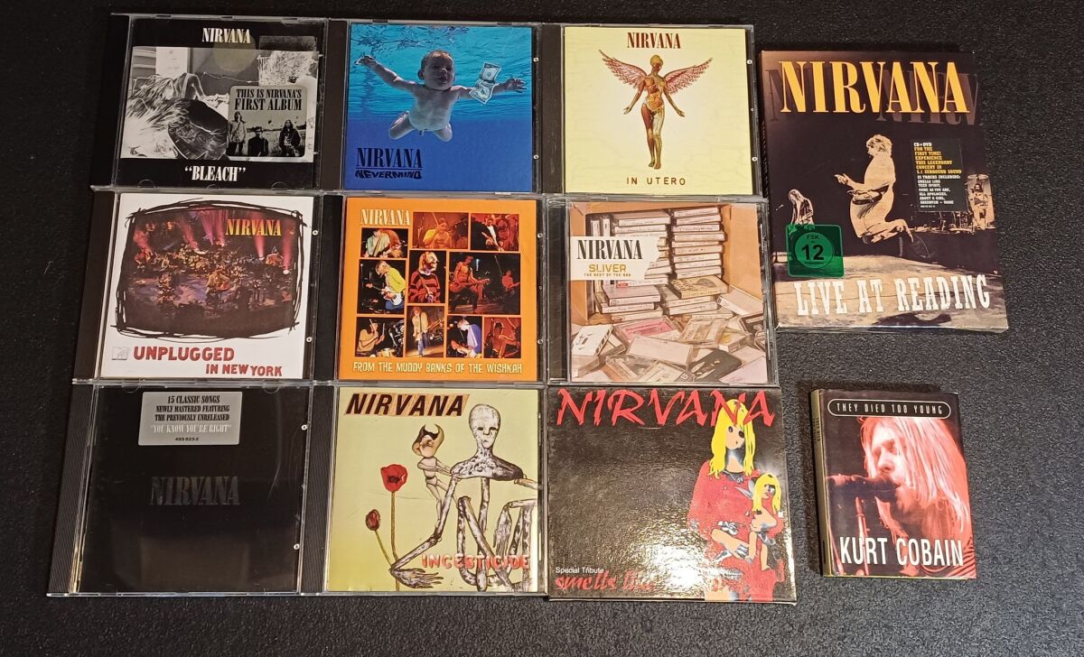 Nirvana Complete Discography 9 CDs, 1… - € 132,00 - Vendora.cy