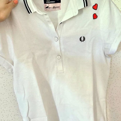 Fred Perry Amy Winehouse Foundation Polo T-shirt used, women size M 10
