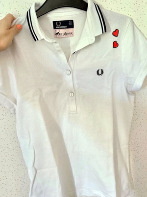 Fred Perry Amy Winehouse Foundation Polo T-shirt used, women size M 10