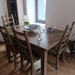 IKEA dining table like new with extension feature