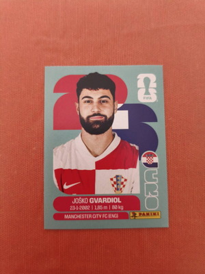 Josko Gvardiol CRO4 Panini FIFA World Cup 2026 sticker new