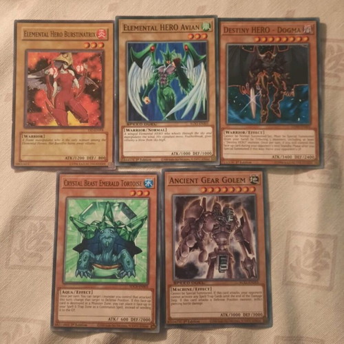Yugioh card pack with Secret and Ultra Rare cards