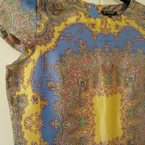 Summer mini dress Attentif like new, size S-M, multicolor