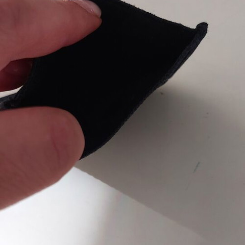 Dior dark blue velvet pouch case like new, 10x8 cm