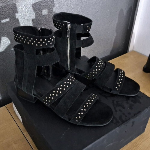 Glamazons women's sandals new, black, size 38