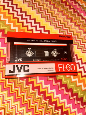 JVC Dynarec FI-60 sealed cassette tape, made in Japan 1988