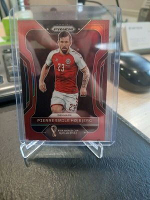 Panini Prizm Fifa W.C. 2022 Pierre Emile Hojbjerg Red card like new