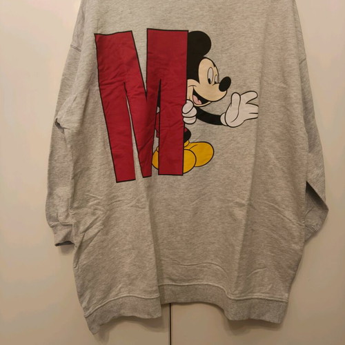 H&M Mickey Mouse women's sweatshirt like new, grey