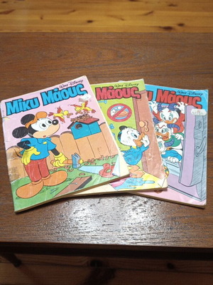 Mickey Mouse series 1100 used set of three issues