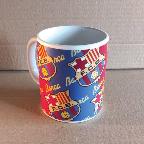 FC Barcelona coffee mug new, ceramic with team logo