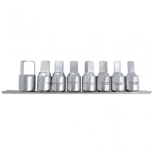 Deep impact socket set 6-sided 1/2" 15 pcs JCB and crankcase wrench set 8 pcs RockForce new