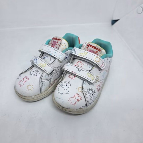 Reebok kids' sports sneakers, size 21.5, white
