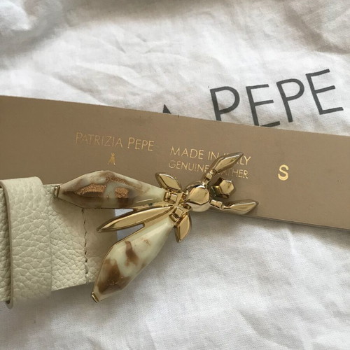 Patrizia Pepe leather belt size S, beige