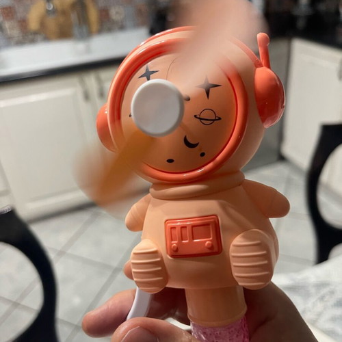 Children's bubble fan toy set like new