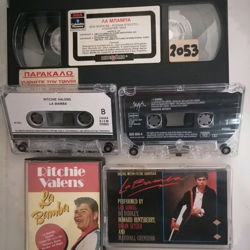 La bamba original VHS and cassettes like new, Latin