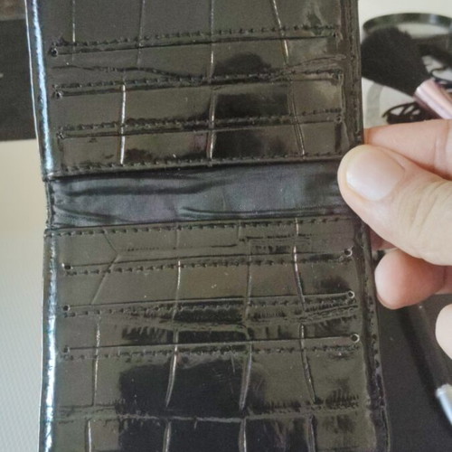 Wallets for cards like new, set of 2, black
