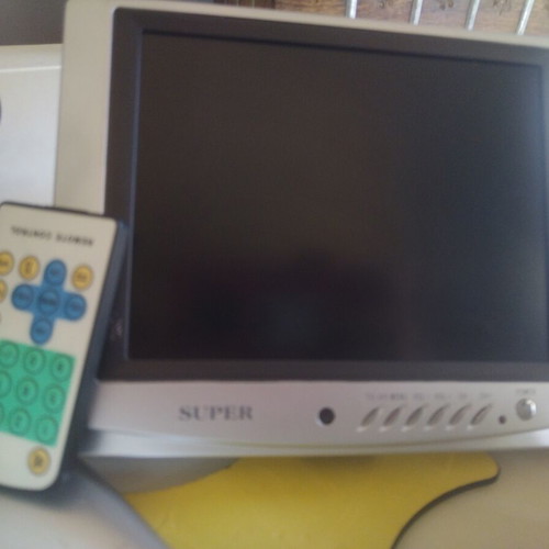 Super T80 8-inch digital LCD mini TV with remote