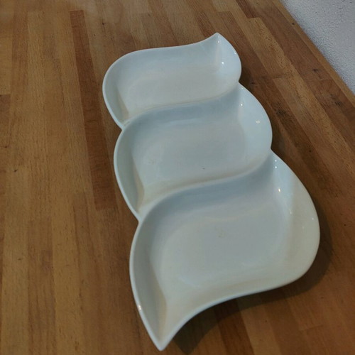 Serving platter used for nuts and spreads