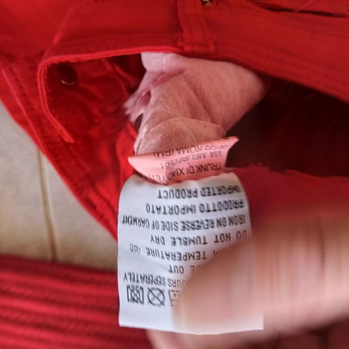 Bershka women's set with red pants and top