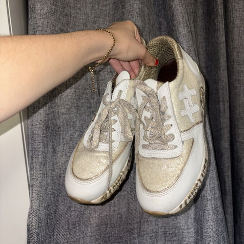 Rococo sneakers size 40 used, white beige