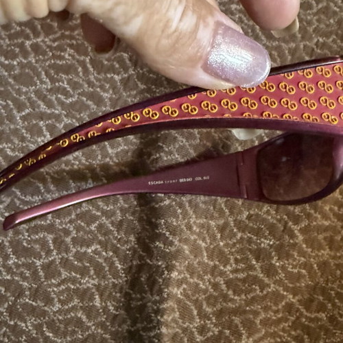 Escada Sport sunglasses like new, purple