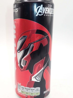 Coca Cola Zero Avengers Iron Man empty can used for collectors