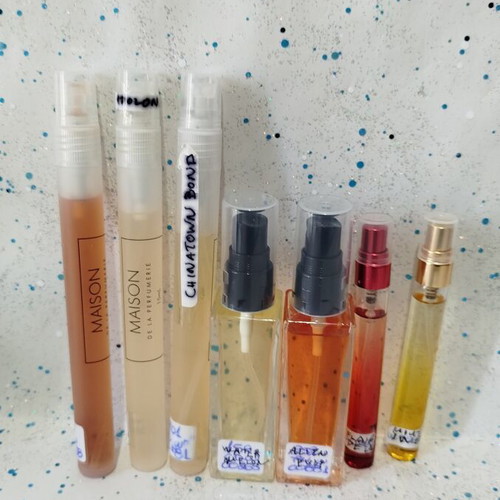 Used perfume samples pack with Apollonia, Chinatown, Alien Pulp and more
