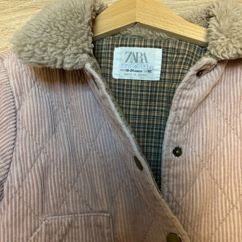 Zara corduroy jacket for girls 18-24 months like new